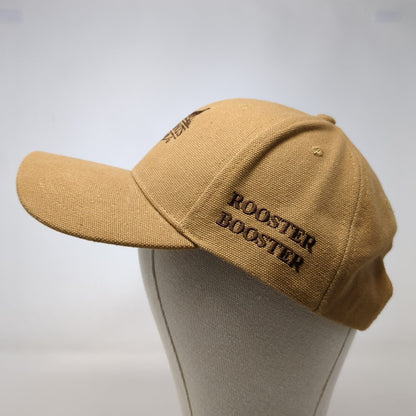 Pheasants Forever Rooster Booster Snapback Hat Tan One Size Adjustable 6 Panel