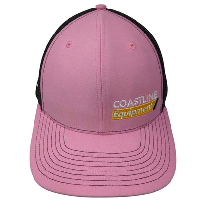 Coastline Equipment Snapback Trucker Hat Pink OS Adjustable Mesh Back Richardson