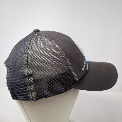 Simms Fishing Products Trucker Hat Gray One Size Bozeman Montana Patch Mesh OS