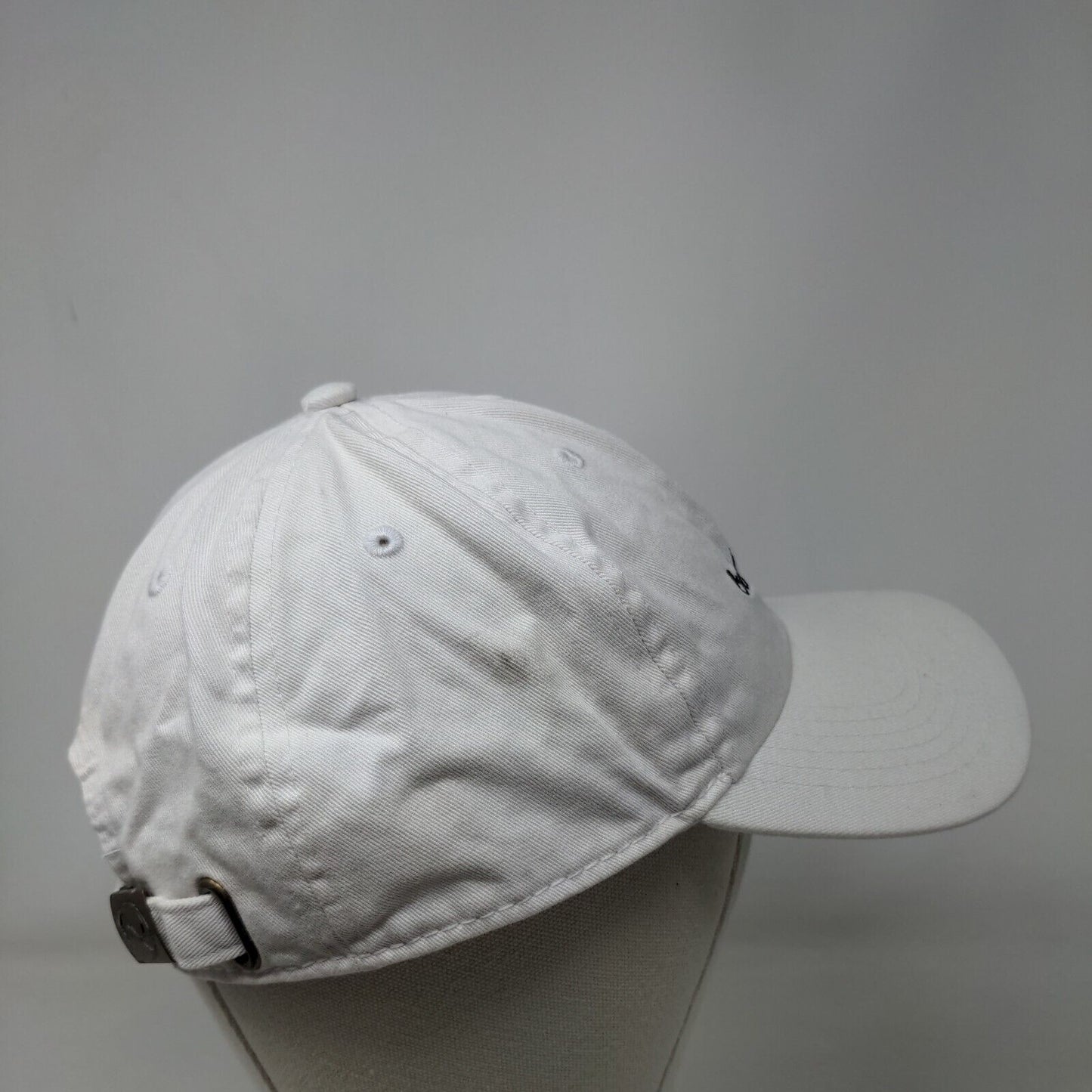 Bad Hair Day Slideback Hat White OSFA Embroidered Adjustable 6 Panel