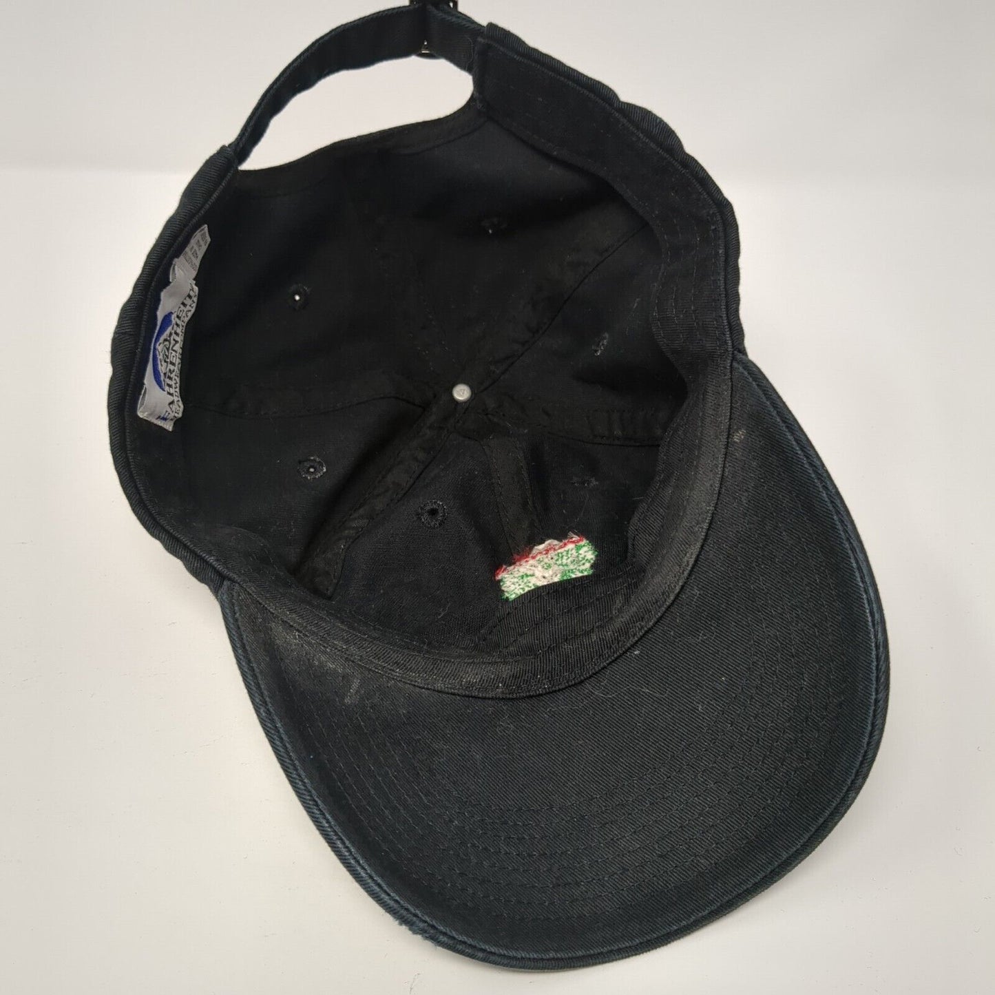 Bar Gernika Slideback Hat Black One Size Adjustable 6 Panel Fahrenheit