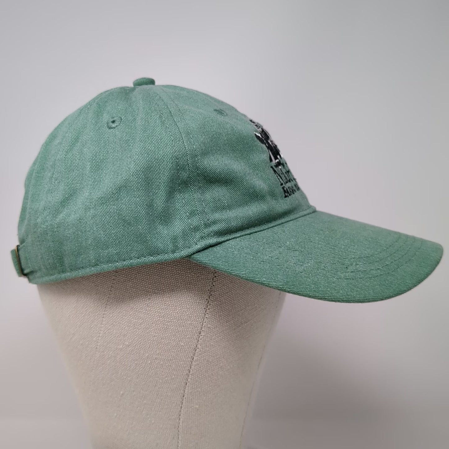 Authentic Pigment Baseball Cap Green One Size Neighborly Farms Vermont Cow Hat