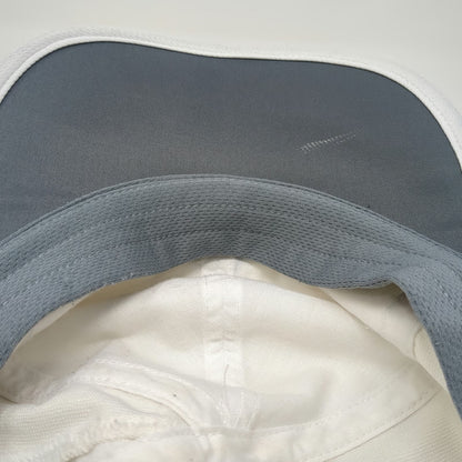 Adidas Baseball Cap White One Size Adizero Mesh Performance Strapback Hat