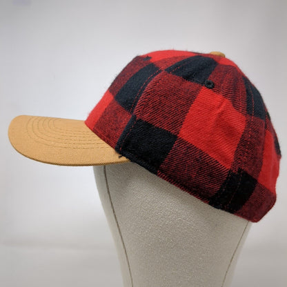 Unbranded Snapback Hat Multicolor OSFA Adjustable Plaid Vent Holes
