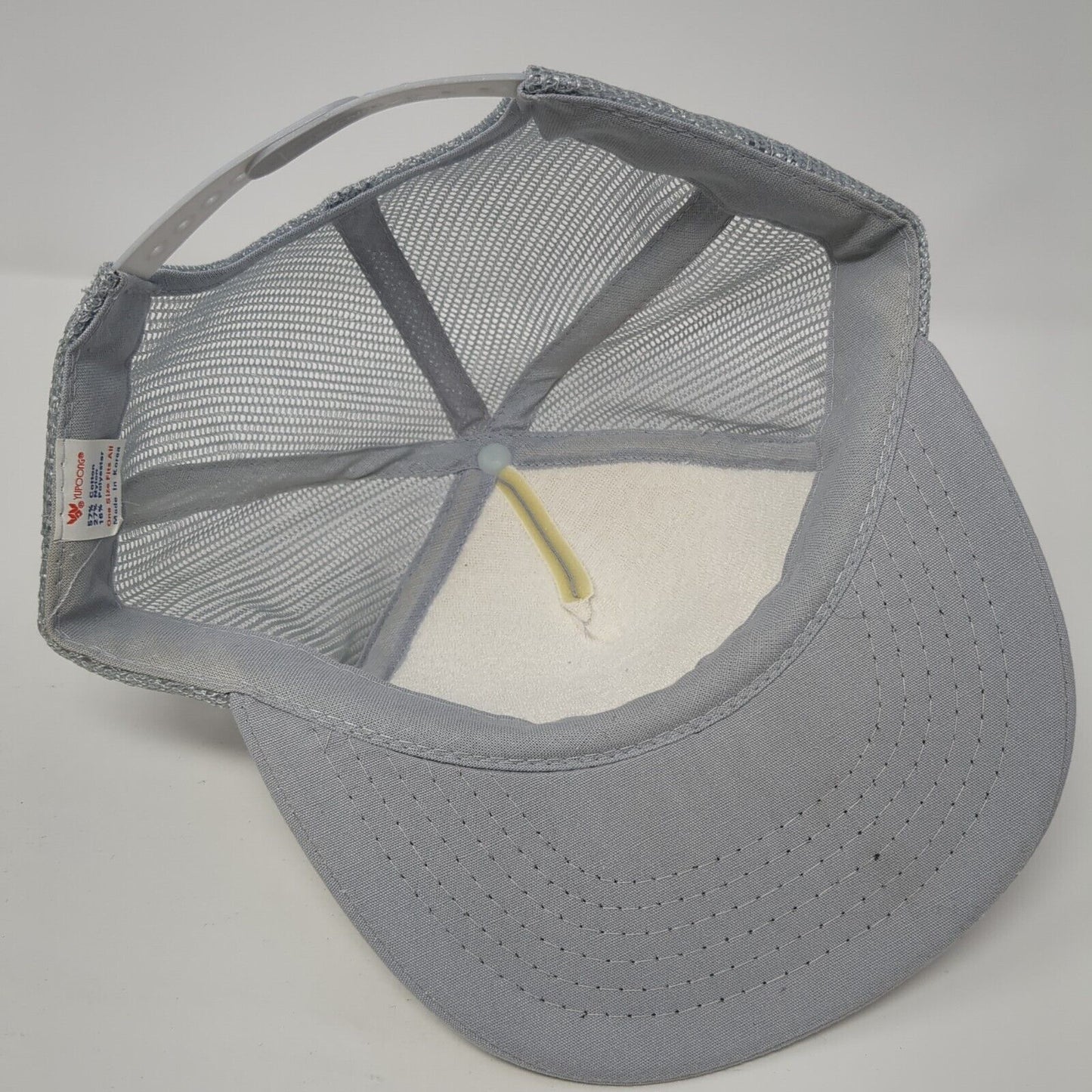 NAPA Auto Parts Snapback Trucker Hat Gray One Size Adjustable Mesh Back Yupoong