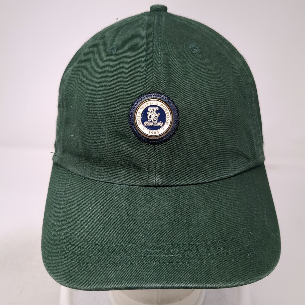 Ahead Baseball Cap Green One Size East Lake Golf Club Patch Slideback Hat 1904