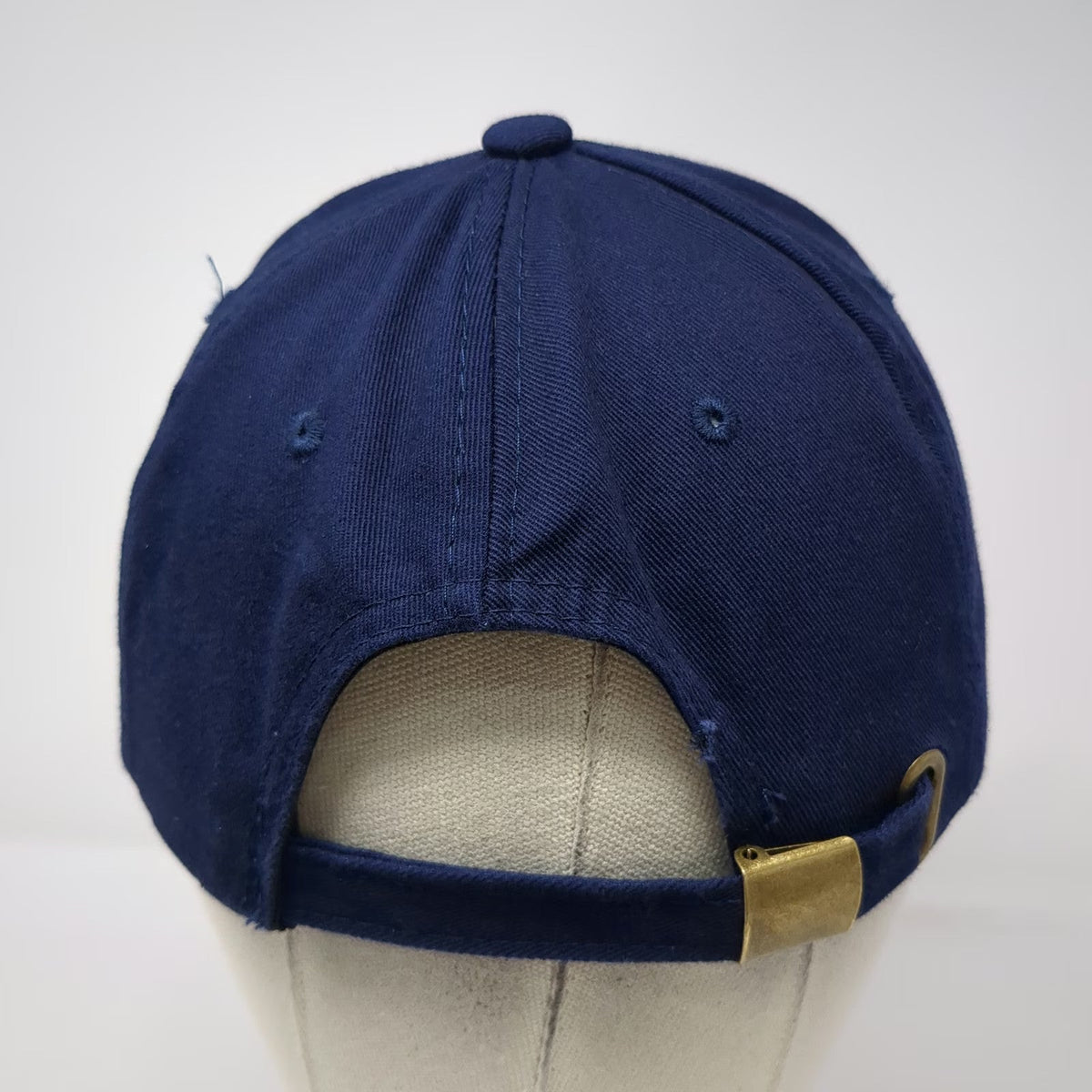 Baseball Cap Blue One Size NCWIT Logo Distressed Slideback Cotton Hat Green