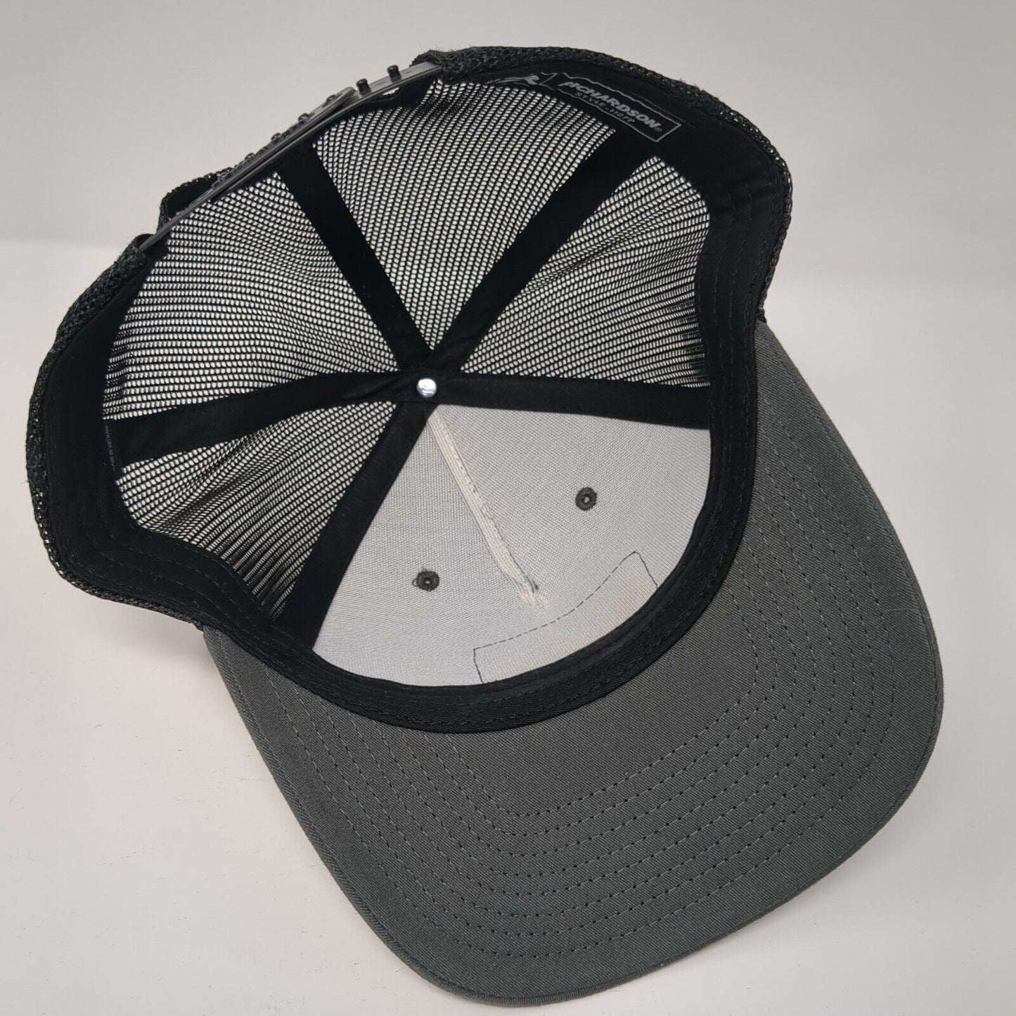 N2G Nutrition 2 Go Snapback Trucker Hat Gray OS Adjustable Mesh Back Richardson