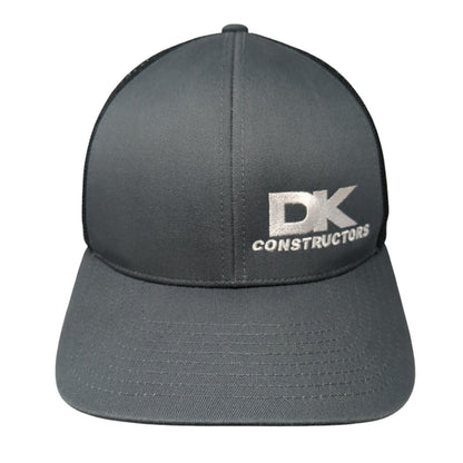 DK Constructors Snapback Mesh Back Trucker Hat Gray One Size Outdoor