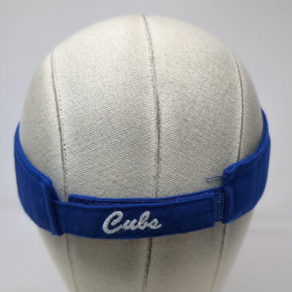 Chicago Cubs MLB OC Sports Visor Blue One Size OSFM Embroidered Adjustable Hat