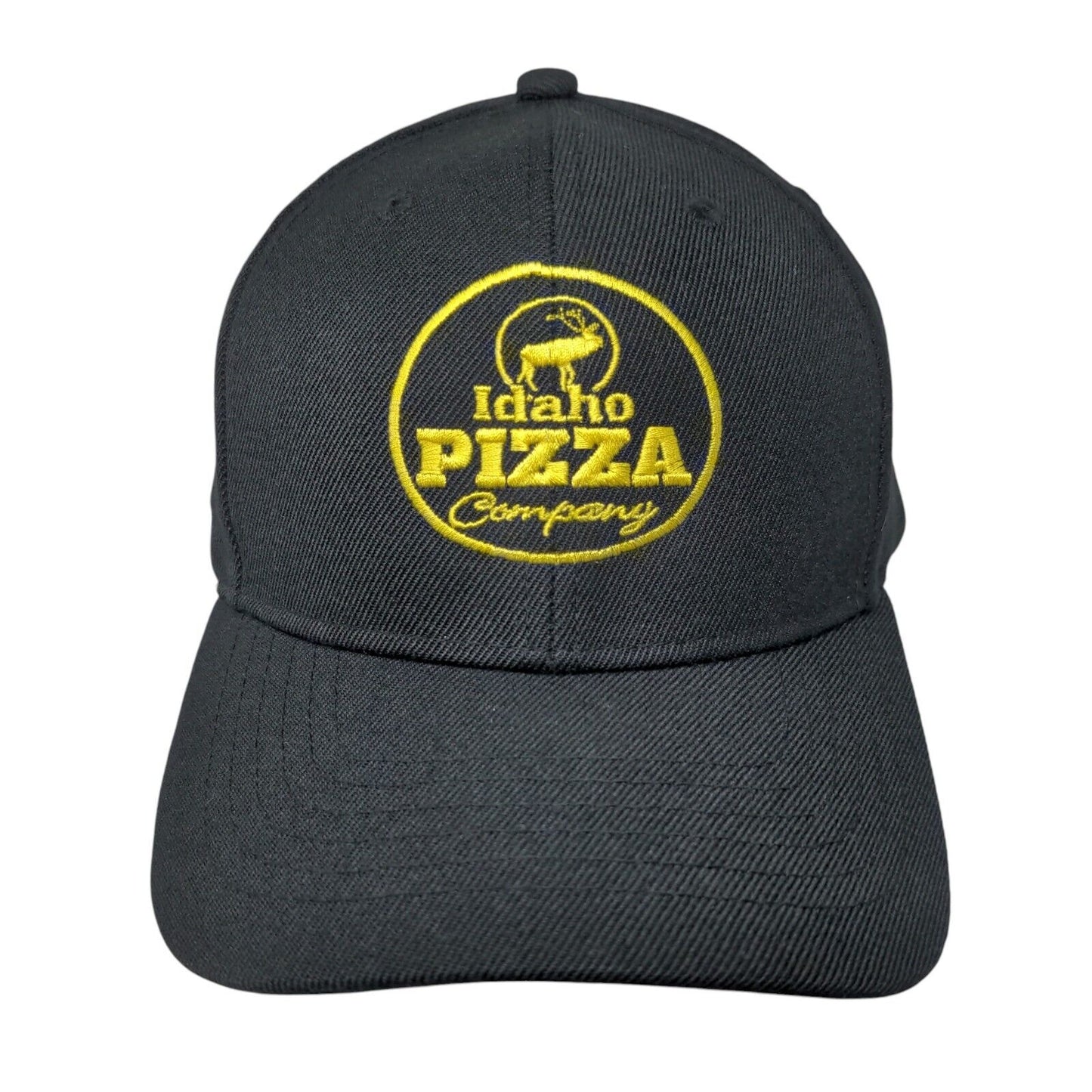 Idaho Pizza Company Strapback Hat Black One Size Embroidered Sportsman