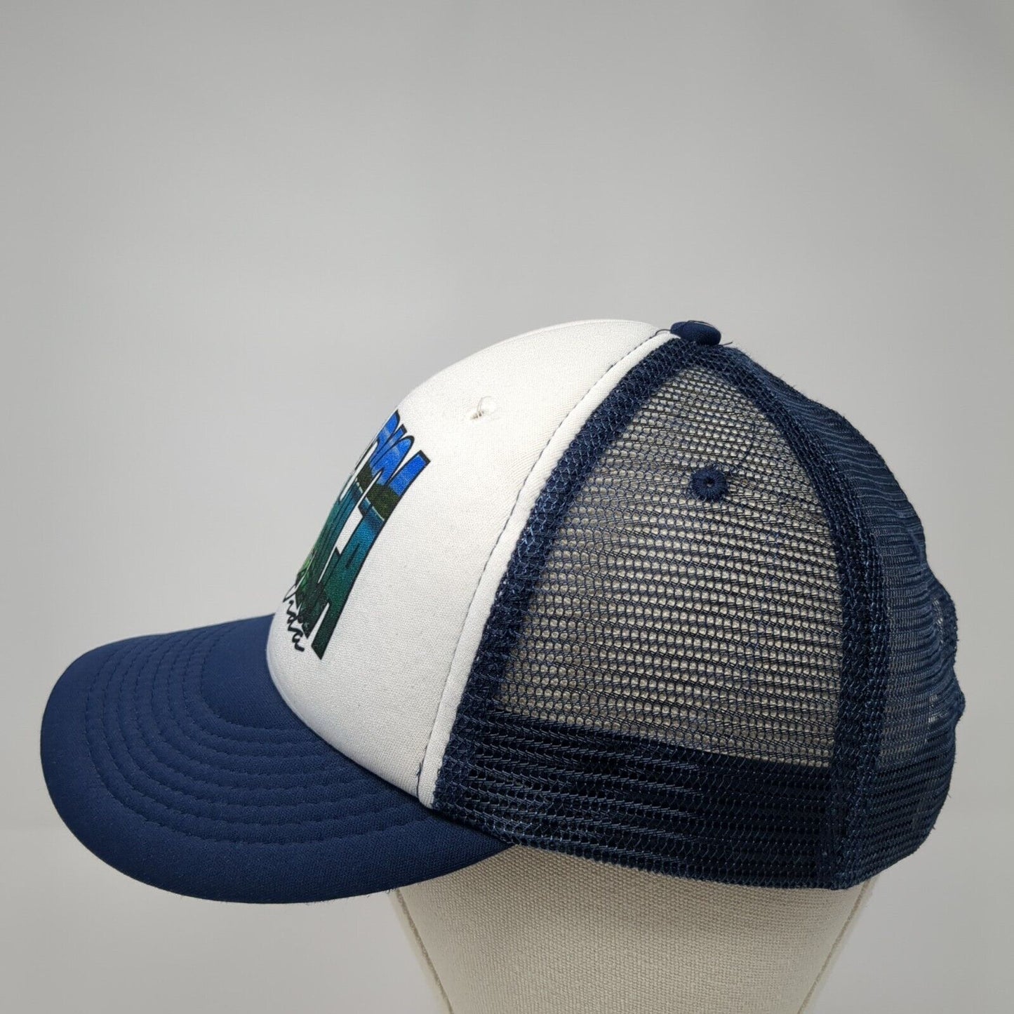 Costa Rica Pura Vida Snapback Mesh Back Trucker Hat Blue One Size Tuanis