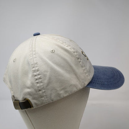 Headshot Baseball Cap Beige Blue One Size Sanibel Island Strapback Hat Cotton