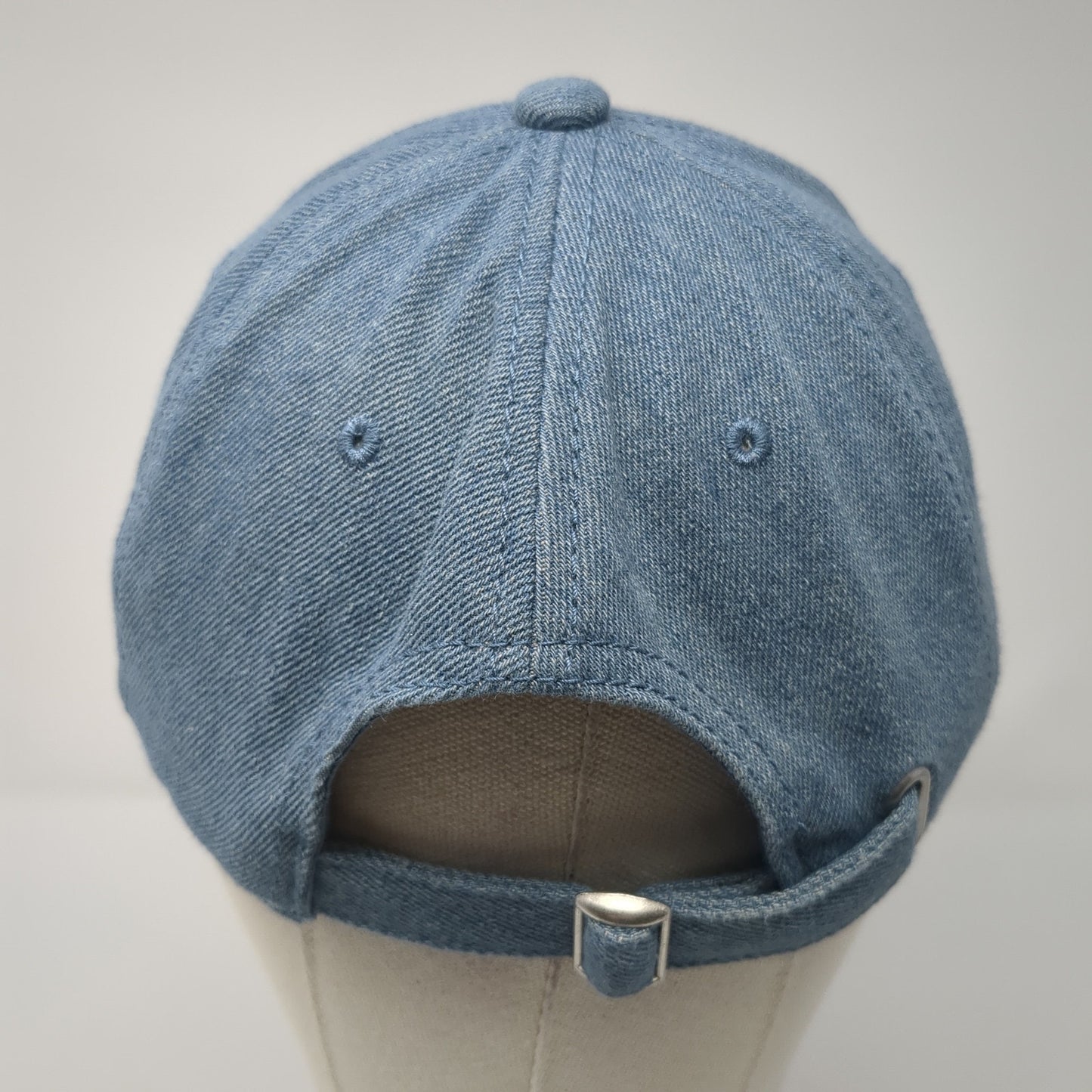 Unbranded Slideback Baseball Cap Blue One Size Adjustable 6 Panel Blank