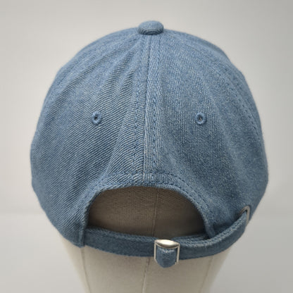 Unbranded Slideback Baseball Cap Blue One Size Adjustable 6 Panel Blank