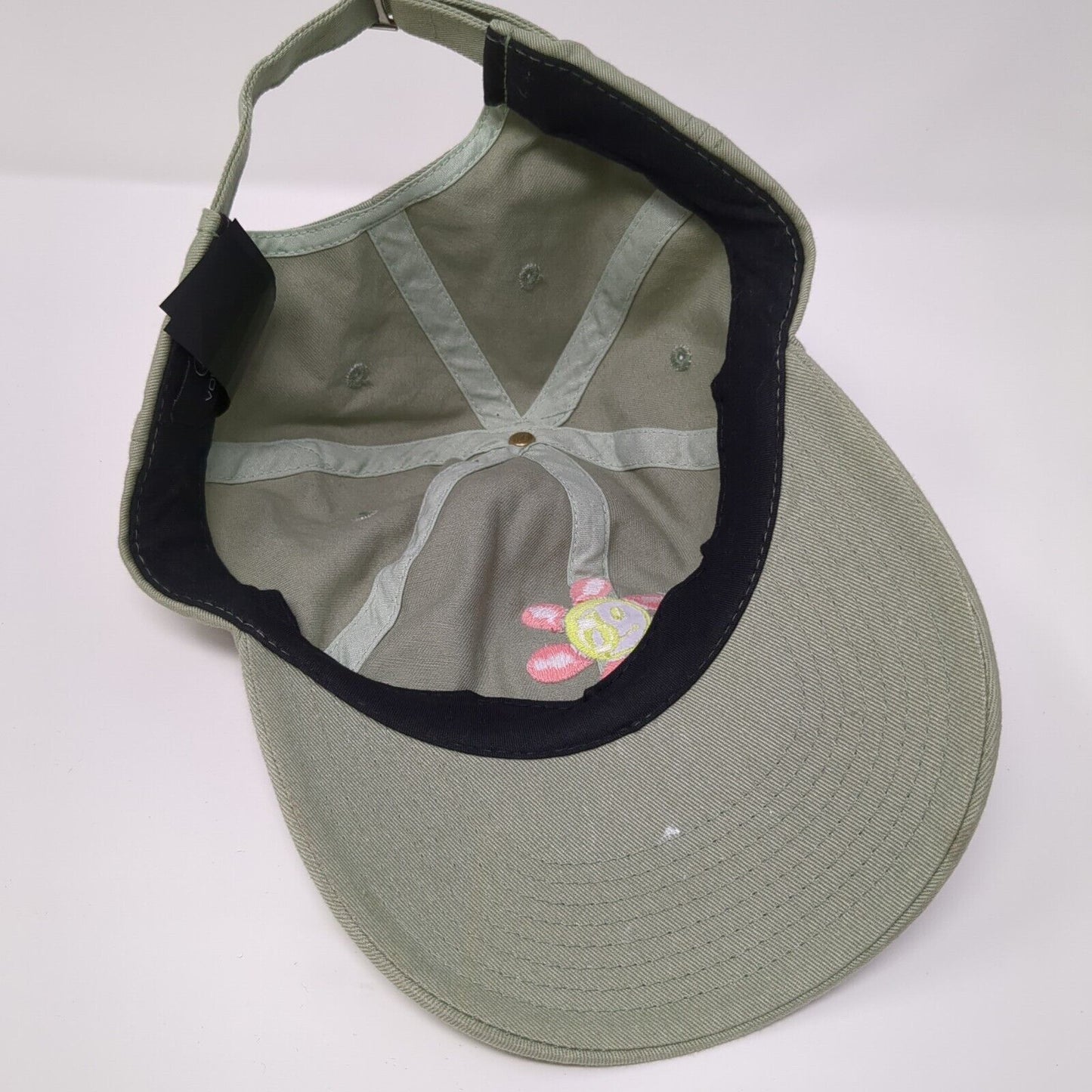 Volcom Stone Wonder Slideback Hat Green OSFM Adjustable Embroidered