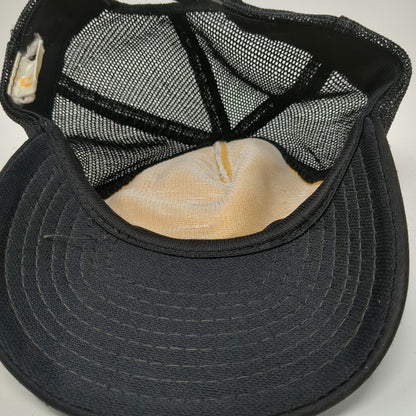 Youngan Trucker Hat Black White One Size Mesh Snapback Kendalls Monkey Bar Foam