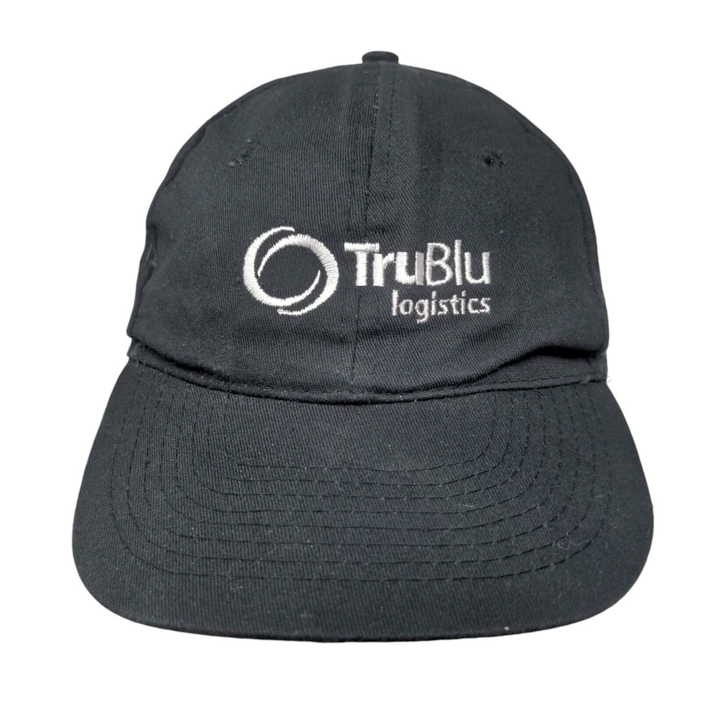 TruBlu Logistics Strapback Hat Black OSFA Embroidered Adjustable Hit Wear
