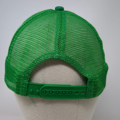 Green Trucker Hat One Size Salt Spray Surf School Ohope Beach NZ Mesh Snapback