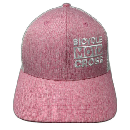 Big Accessories Trucker Hat Pink One Size Bicycle Moto Cross Mesh Snapback