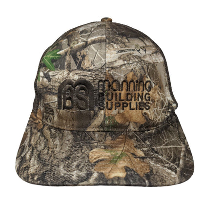 Manning Building Supplies Snapback Trucker Hat Camouflage One Size Richardson