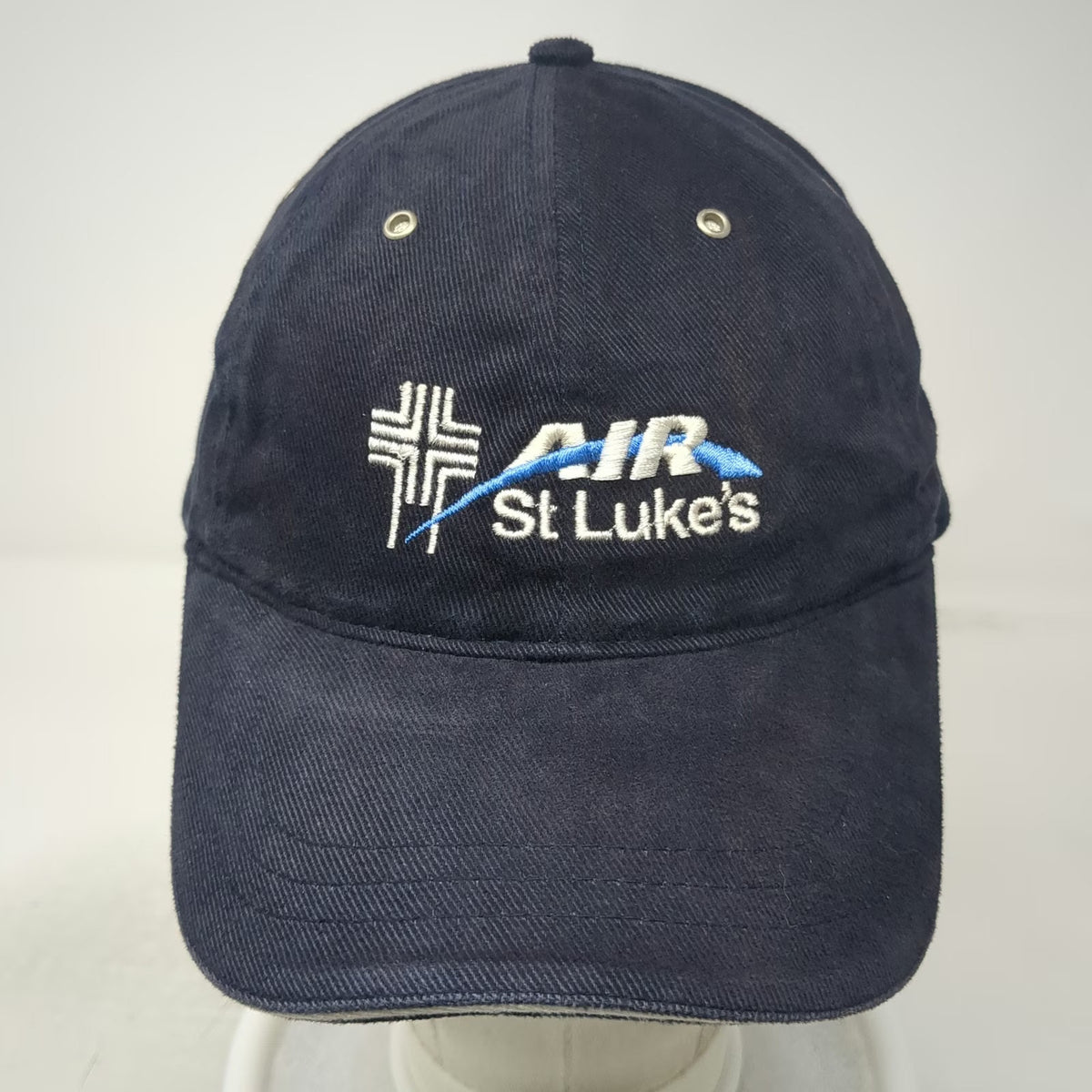 Fahrenheit Baseball Cap Blue One Size Air St Luke's Strapback Hat Cotton Medical