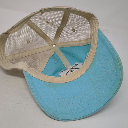 Comfort Colors Trucker Hat Blue One Size Crossed Lacrosse Sticks Snapback Mesh