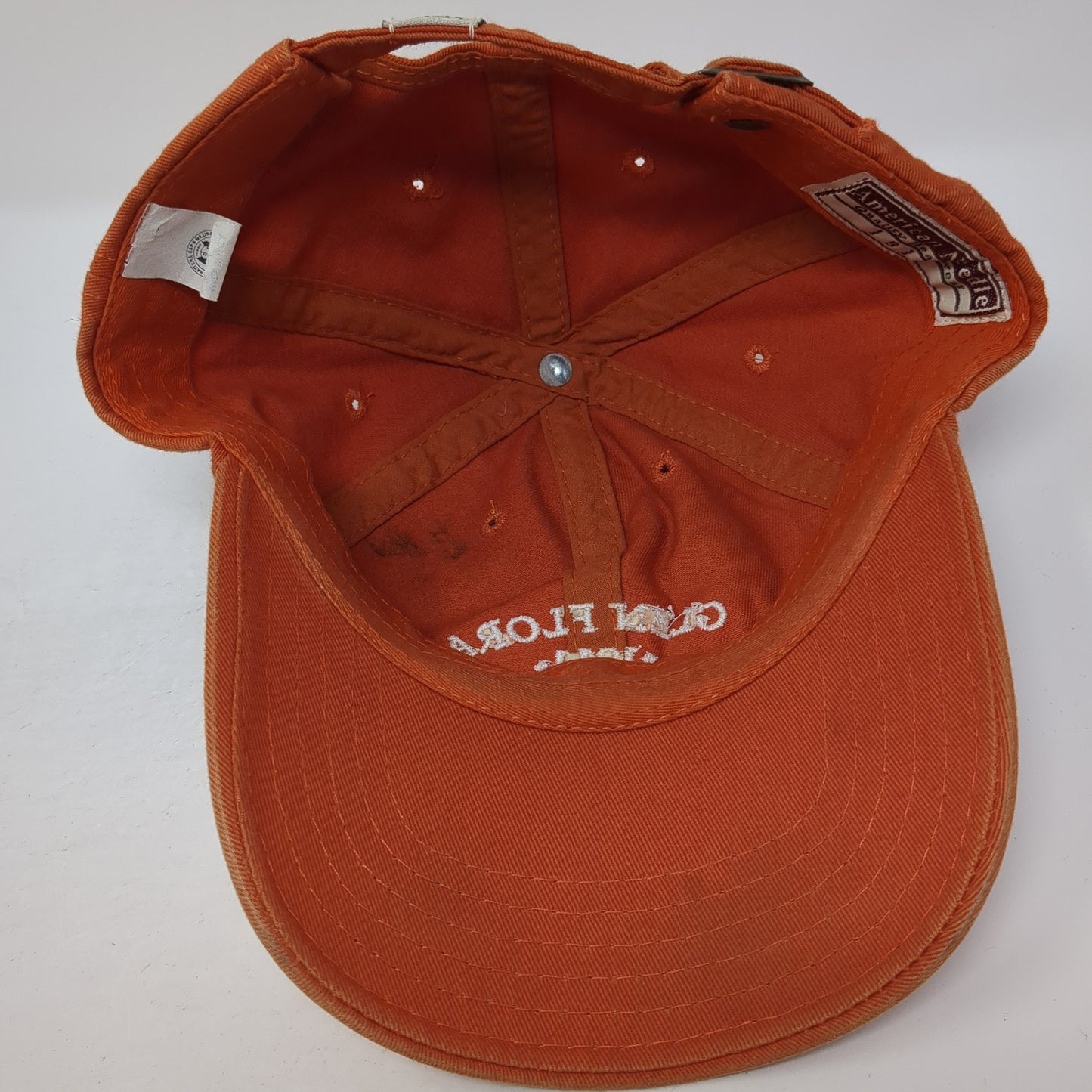 Glen Flora 1911 Slideback Baseball Cap Orange OS Adjustable American Needle