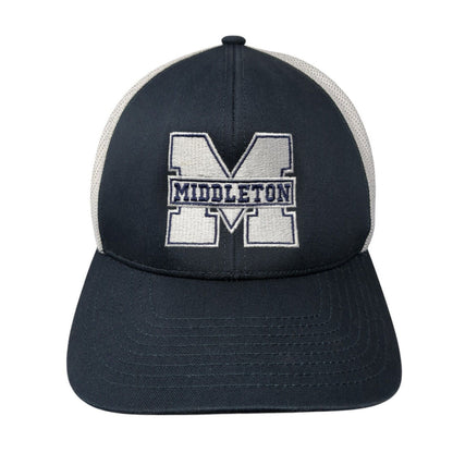 Middleton Snapback Trucker Hat Blue OS Adjustable Mesh Back Pacific Headwear