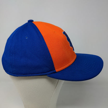 OC Sports boy's Strapback Hat Blue Orange New York Mets MLB Logo
