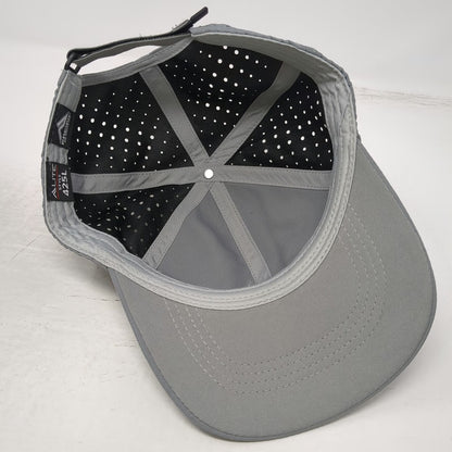 Pacific Headwear Baseball Cap Gray One Size Perforated Breathable Mountain Hat