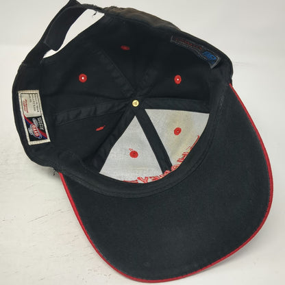 Otto Haney Truckline Baseball Cap Black OSFM Flames Embroidered Strapback Hat