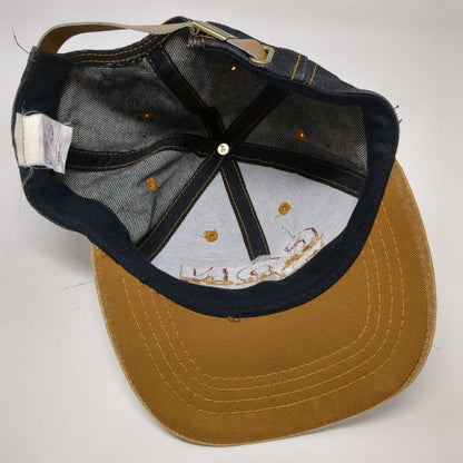 Con Paulos Slideback Hat Multi One Size Leather Strap Denim Otto