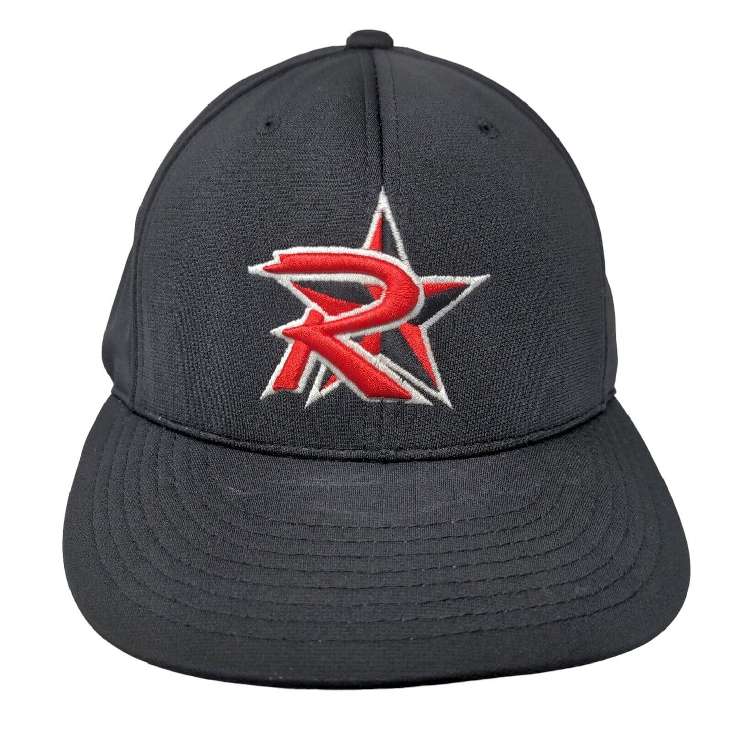 Richardson Fitted Hat Black L/XL Embroidered PTS20 Pulse Flexfit