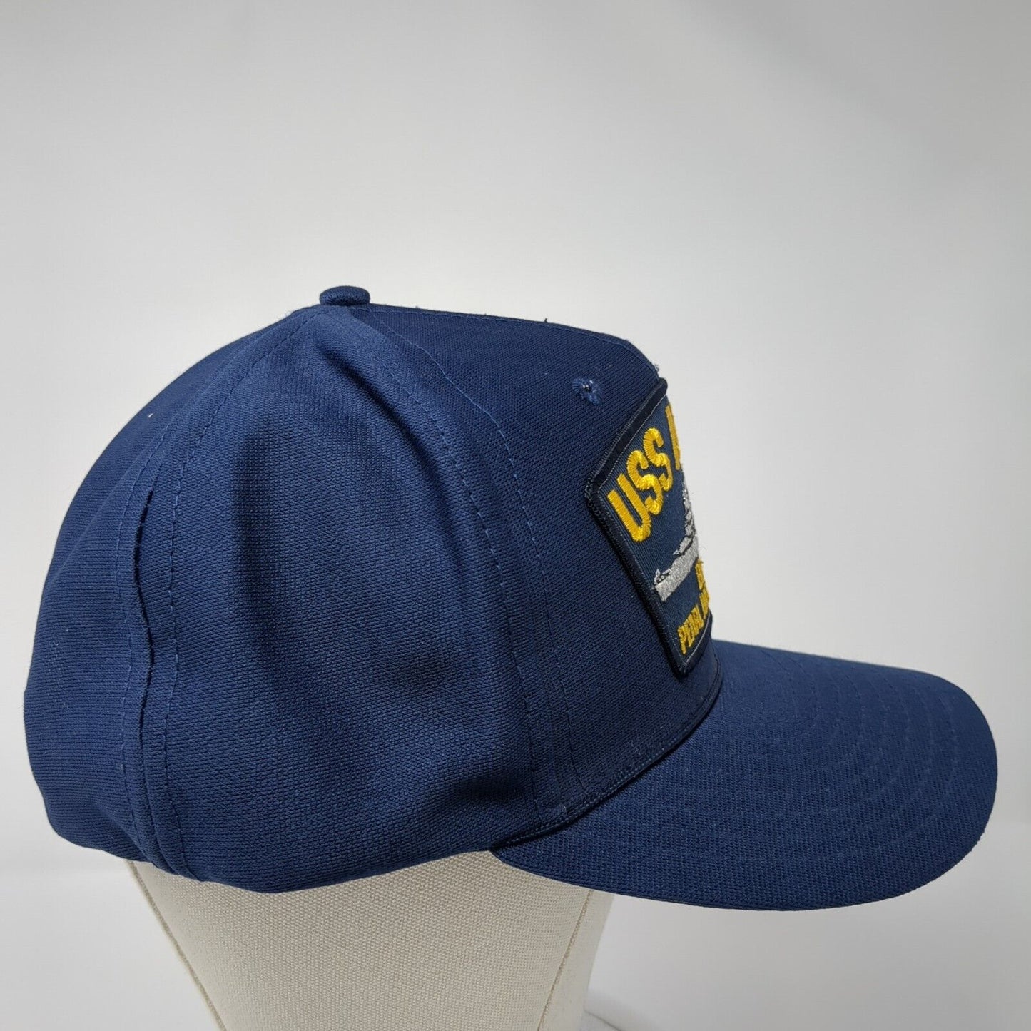 USS Arizona BB-39 Pearl Harbor Hawaii Snapback Hat Blue One Size 6 Panel