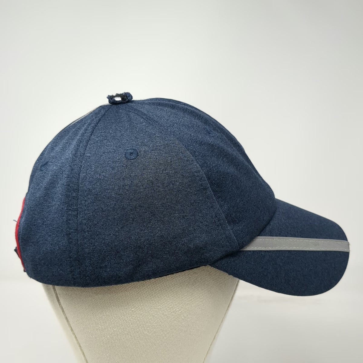 Domino's Gear Blue Baseball Cap One Size Reflective Strip Logo Strapback Hat