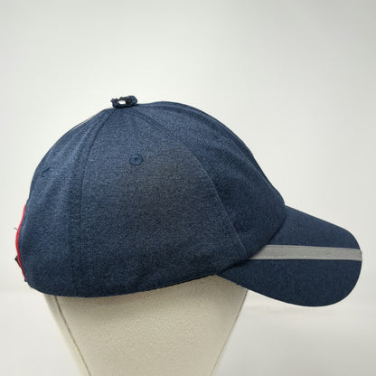 Domino's Gear Blue Baseball Cap One Size Reflective Strip Logo Strapback Hat