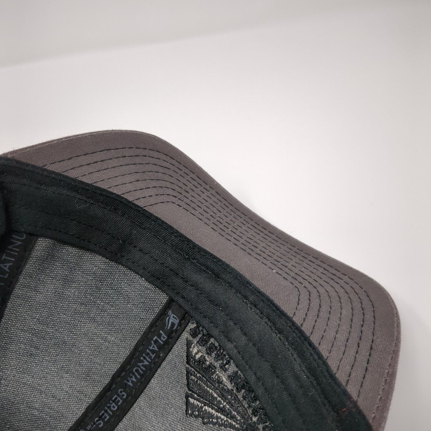 Great Western Recreation Snapback Trucker Hat Gray OS Mesh Back Outdoor Cap