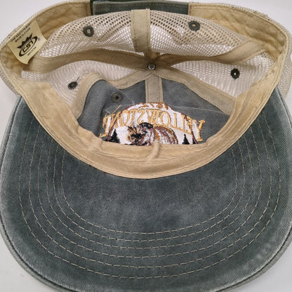 CSI Baseball Cap Green One Size Yellowstone Bear 1872 Mesh Back Strapback Hat