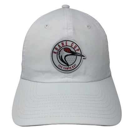 Krane Cup TPC Tampa Bay Strapback Hat White OSFM Embroidered Levelwear