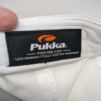 Pukka Snapback White Blue One Size Cabo Del Sol Golf Sun Embroidery Hat