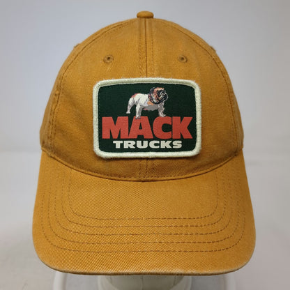 American Needle Mack Trucks Bulldog Baseball Cap Brown One Size Strapback Hat