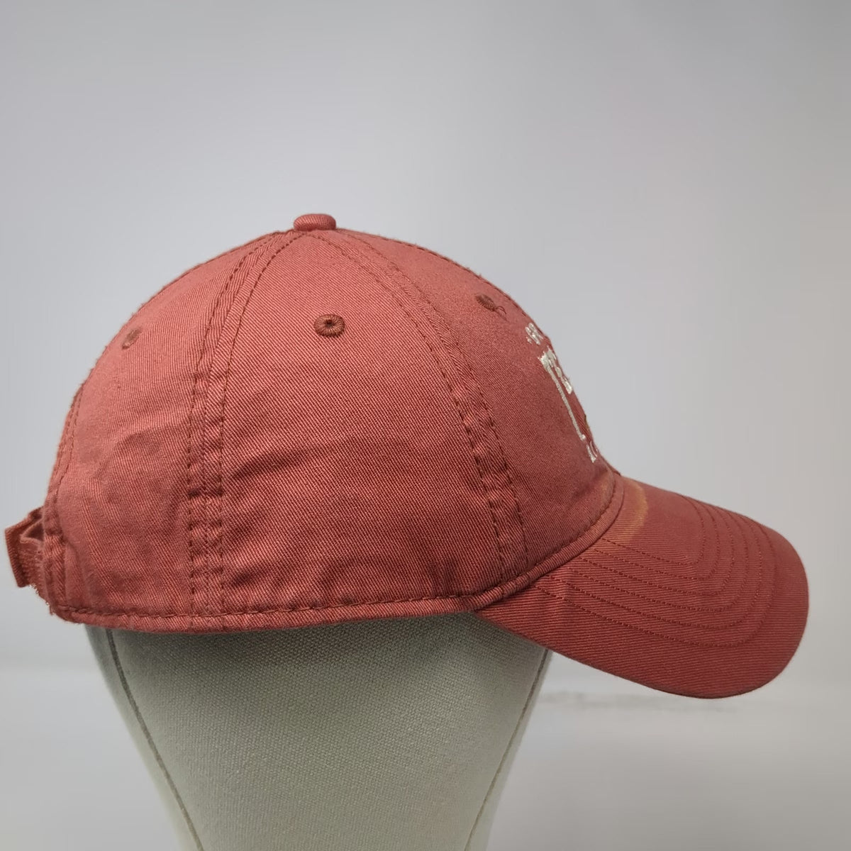 Ouray Grand Teton Distillery Red Baseball Cap Hat One Size Strapback Mountain