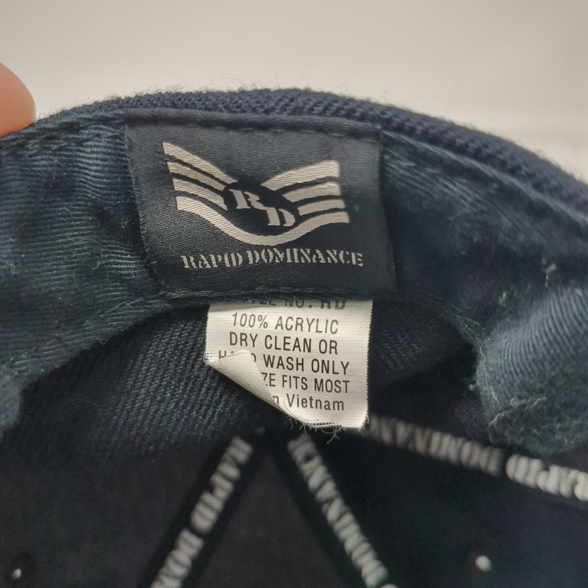 Rapid Dominance Baseball Cap Blue One Size POW MIA You Are Not Forgotten Hat