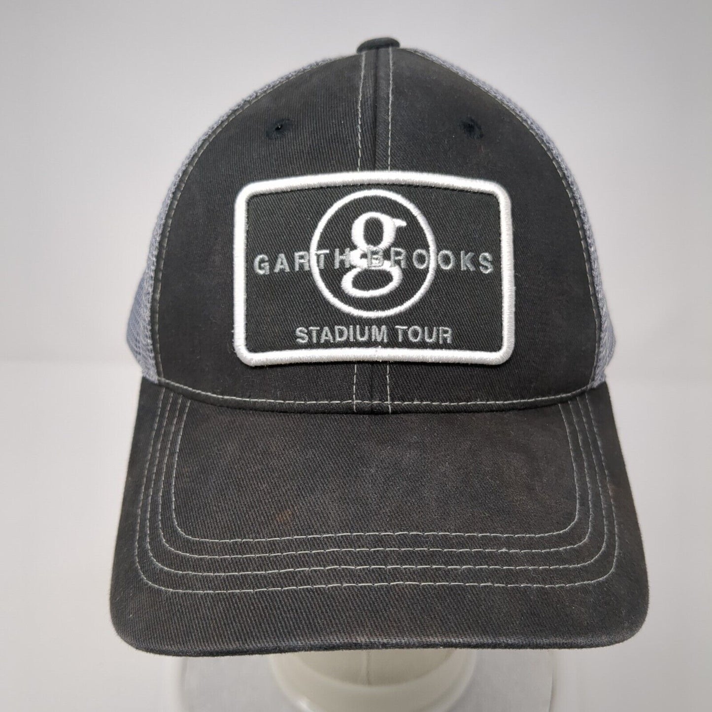 Garth Brooks Stadium Tour Snapback Tucker Hat Black OS Adjustable Mesh Back