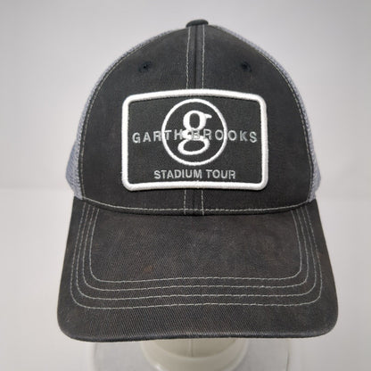 Garth Brooks Stadium Tour Snapback Tucker Hat Black OS Adjustable Mesh Back
