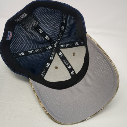 New Era Dallas Cowboys NFL Cap Hat Green XL 39THIRTY Camo Mesh Stretch Fit Back