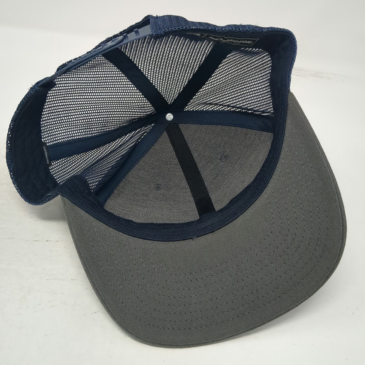 Richardson Trucker Hat Gray Blue One Size Ursa Minor Brewing Mesh Snapback