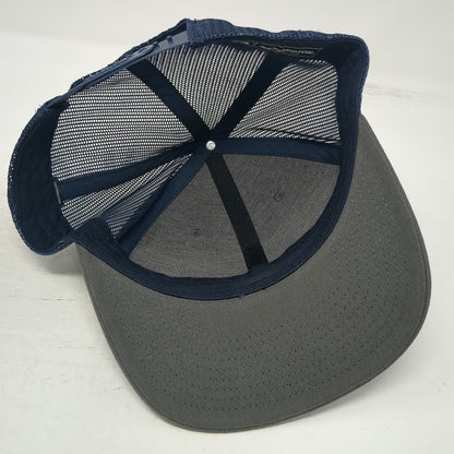 Richardson Trucker Hat Gray Blue One Size Ursa Minor Brewing Mesh Snapback