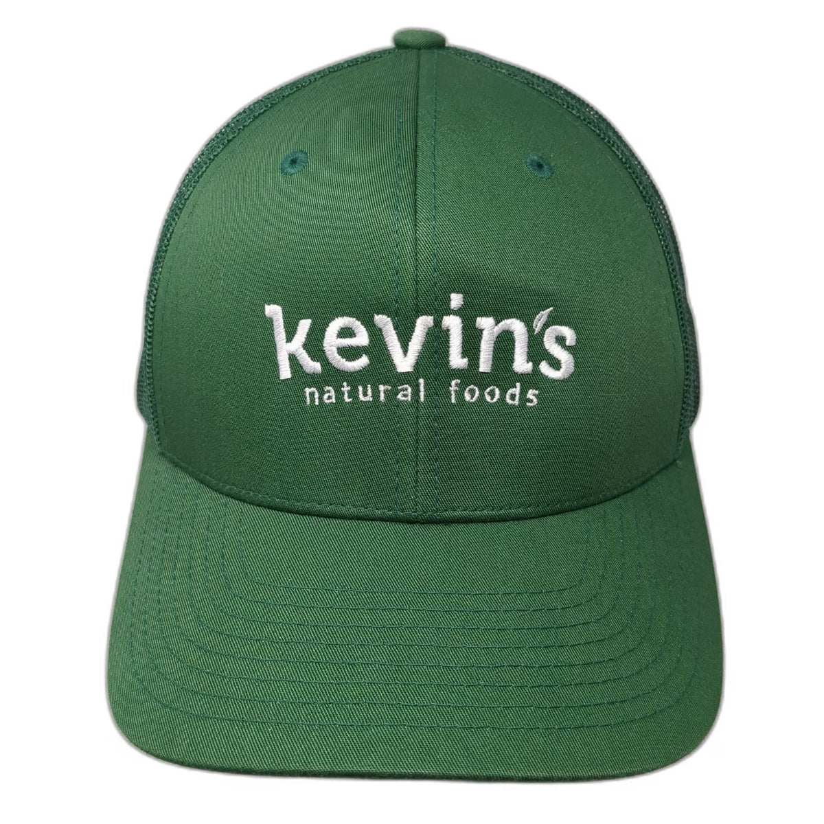 Yupoong Trucker Hat Green One Size Mesh Back Snapback Kevins Natural Foods